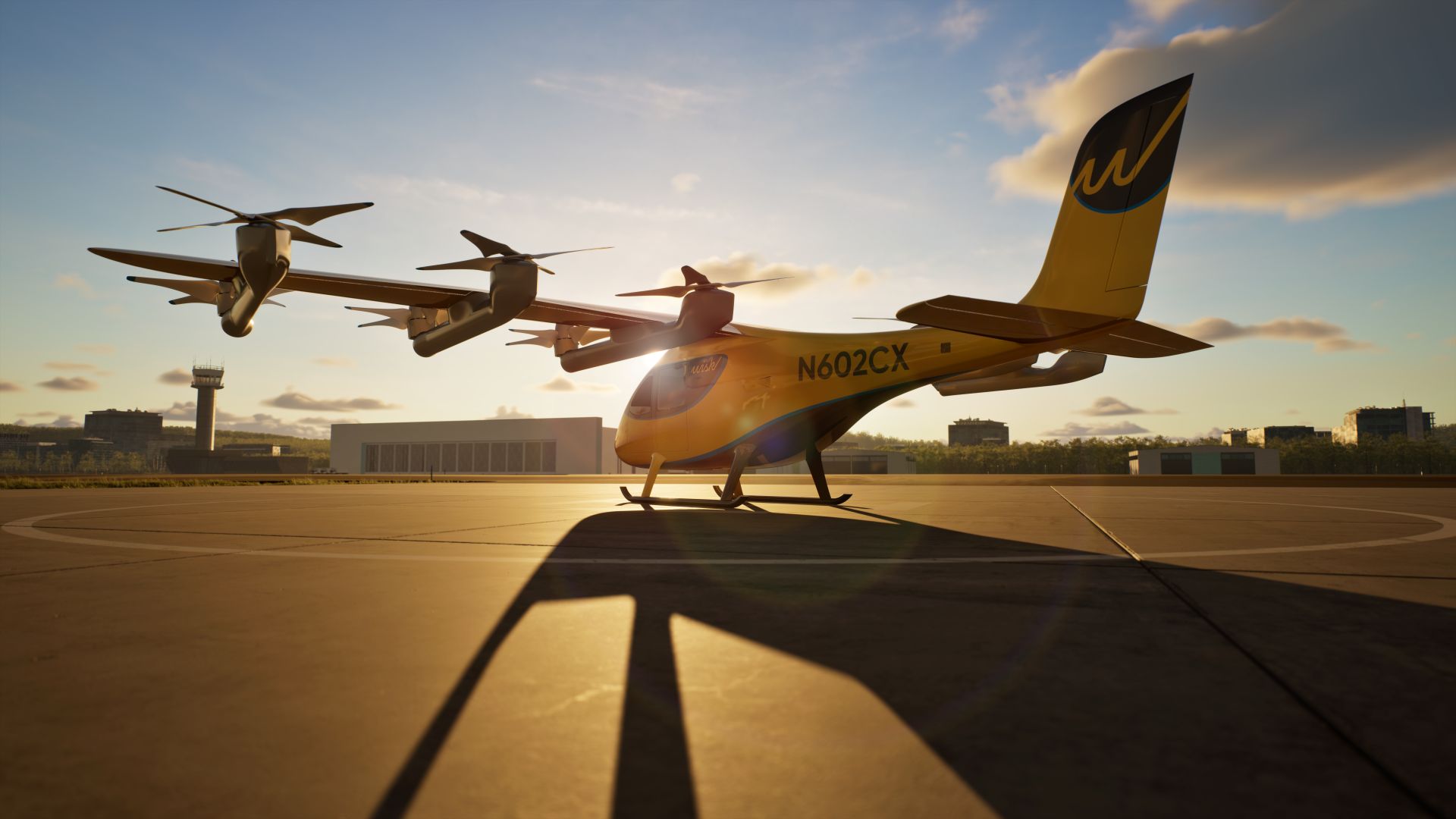 Wisk Gen 6 autonomous self flying electric eVTOL air taxi