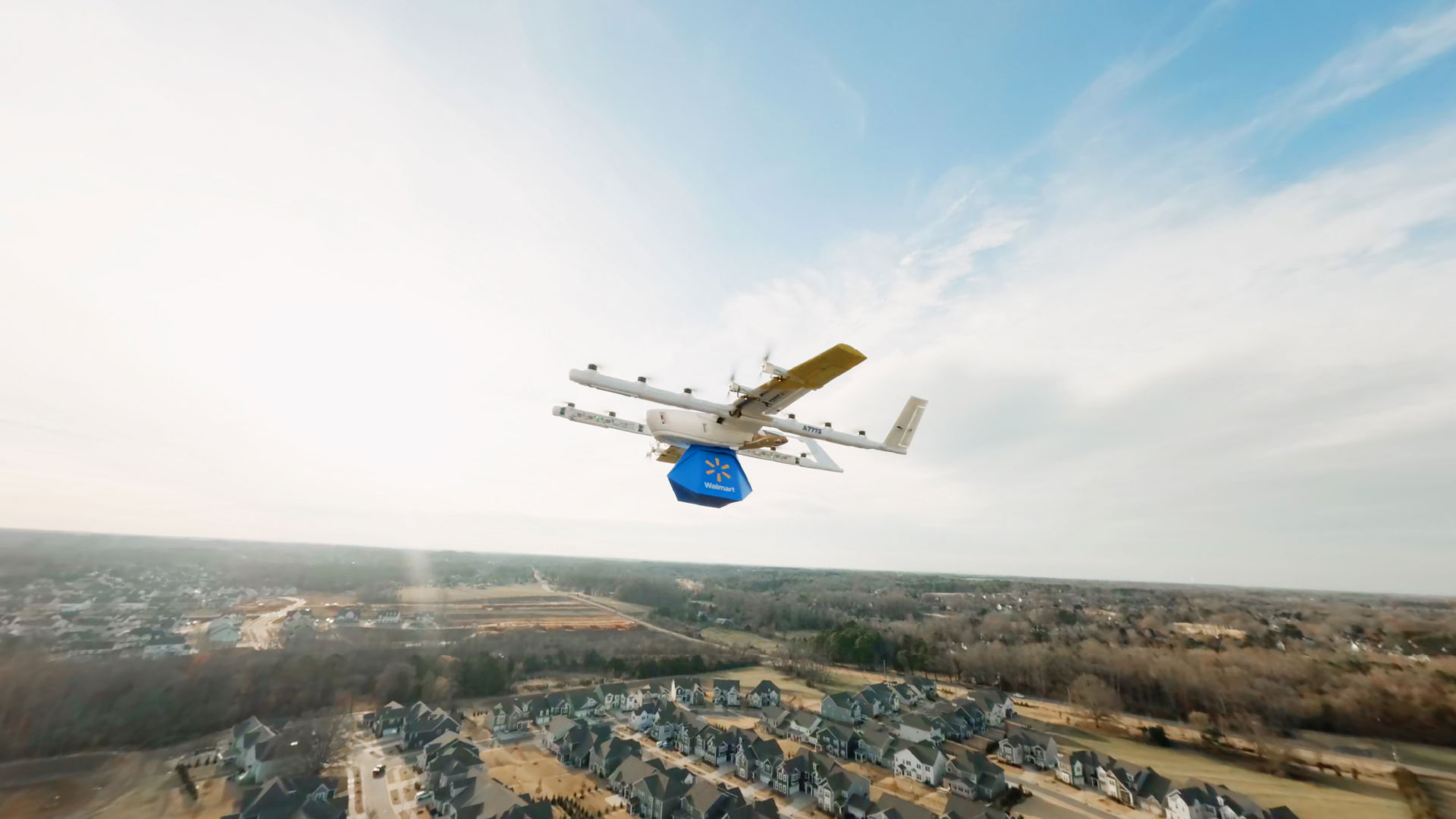 Wing drone delivery Walmart