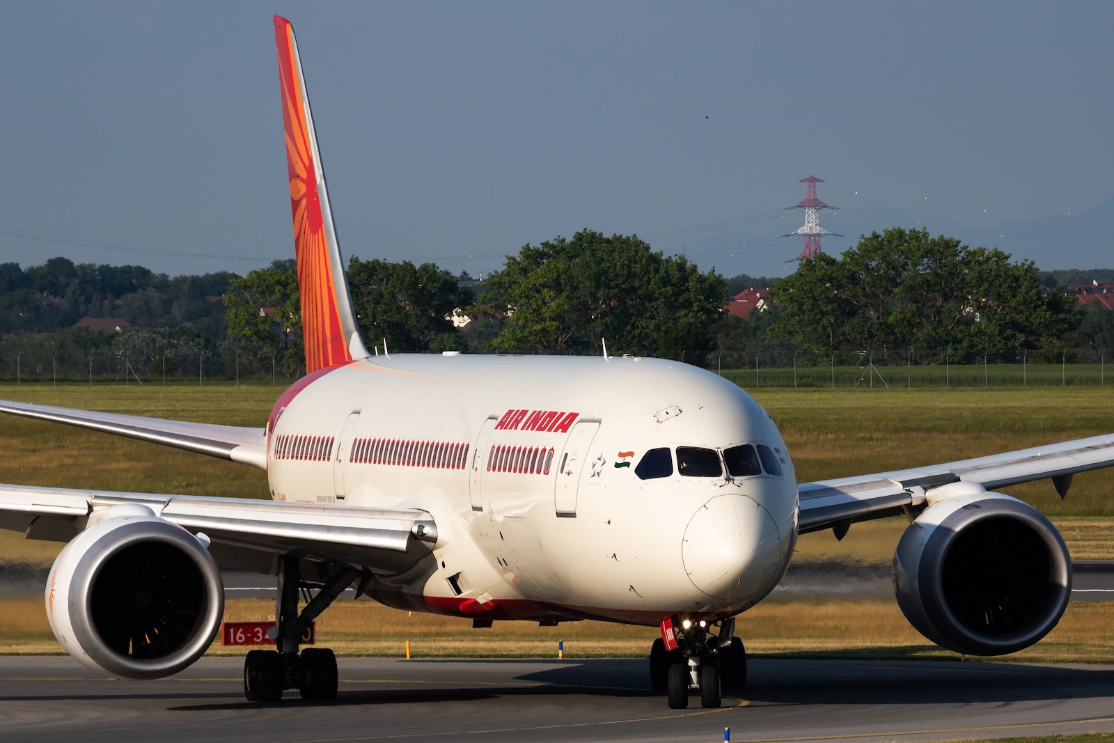 An Air India Boeing 787-8