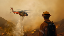 Skyryse Cal Fire SkyOS optionally piloted aerial firefighting helicopter