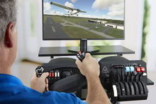 A basic flight sim setup requires a decent yoke or joystick, such as the Honeycomb Alpha Flight Simulator Yoke from Sporty's.